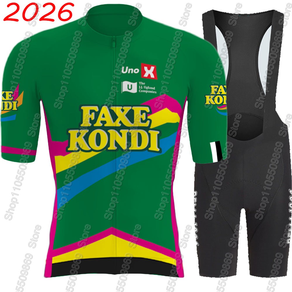 Cycling Gear Jersey - UNO X 2026 프로 팀 사이클링