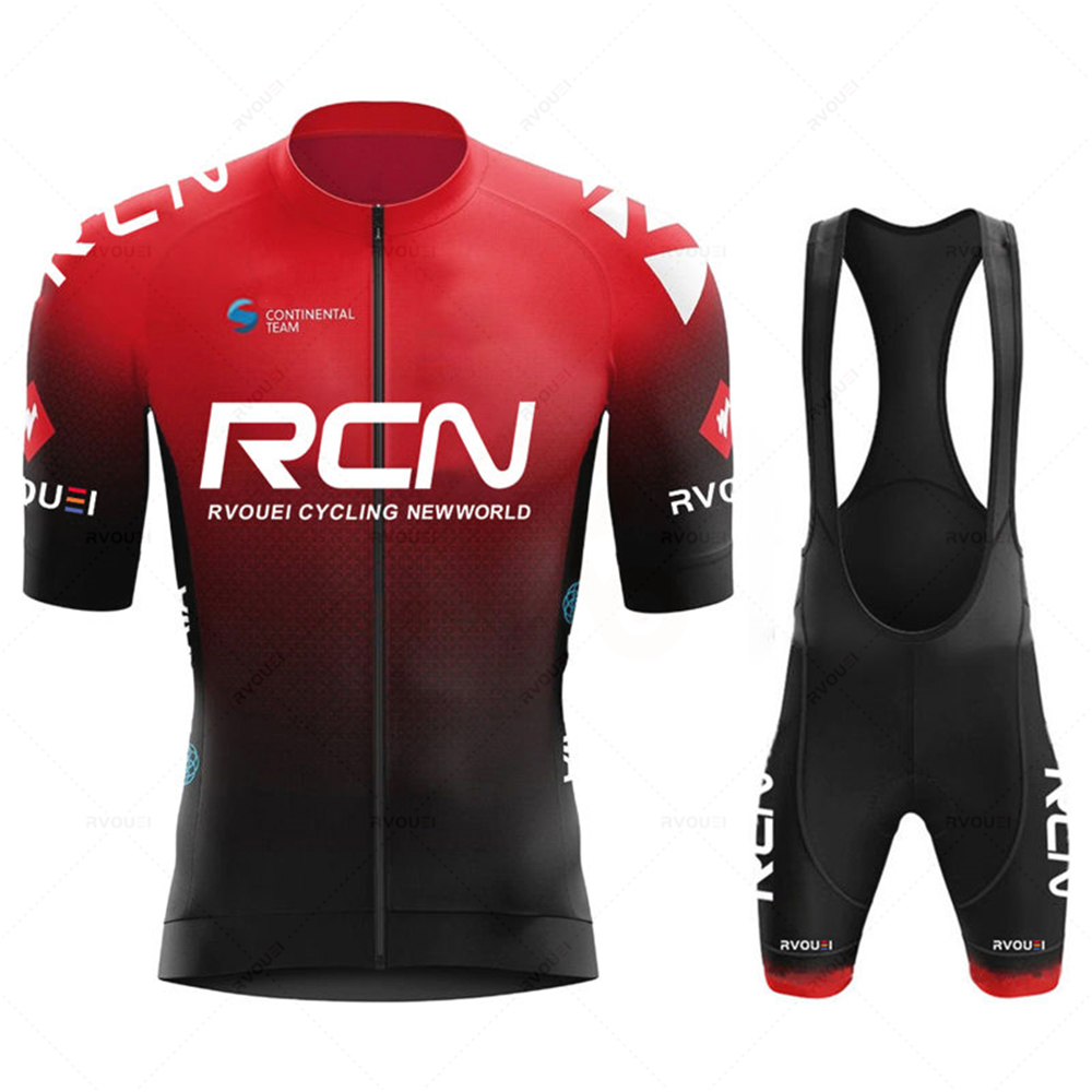 Cycling Bib Shorts - Rvouei 사이클링 저지 세트 남성용 사이클링