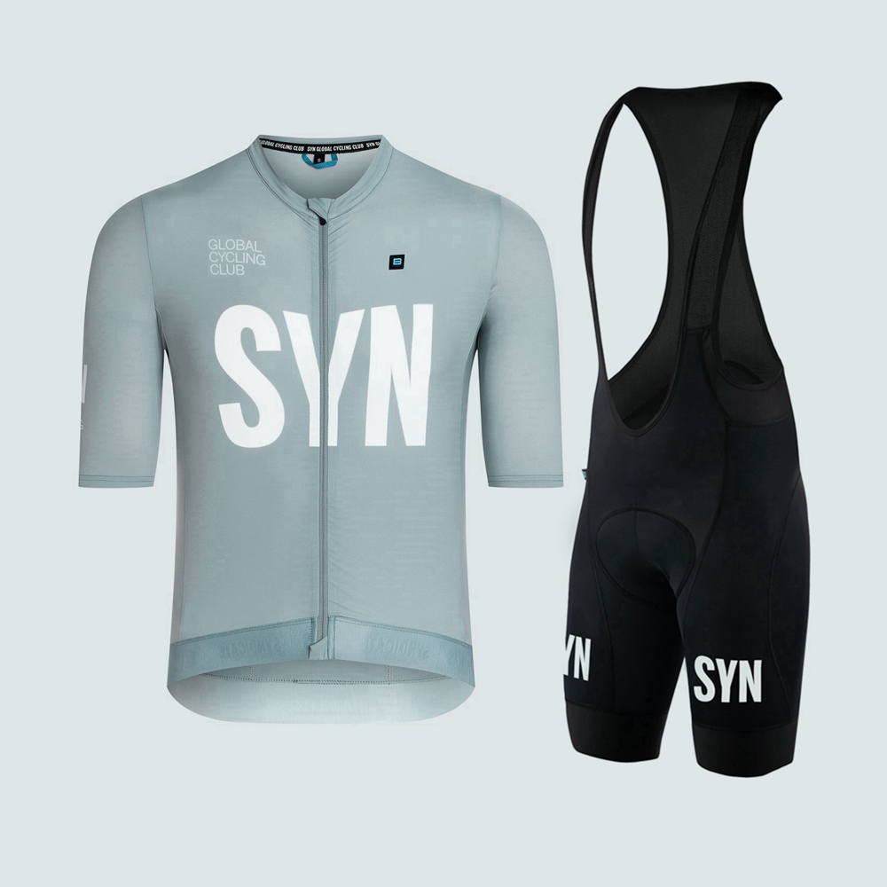 실버 그레이 반팔 사이클링 저지 및 턱받이 반바지 남성 - Cycling Gear Brands 리뷰 및 가격